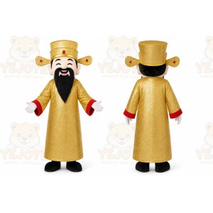Wise Man Mascot Costume for Adults Custom Logo Party Character Suit