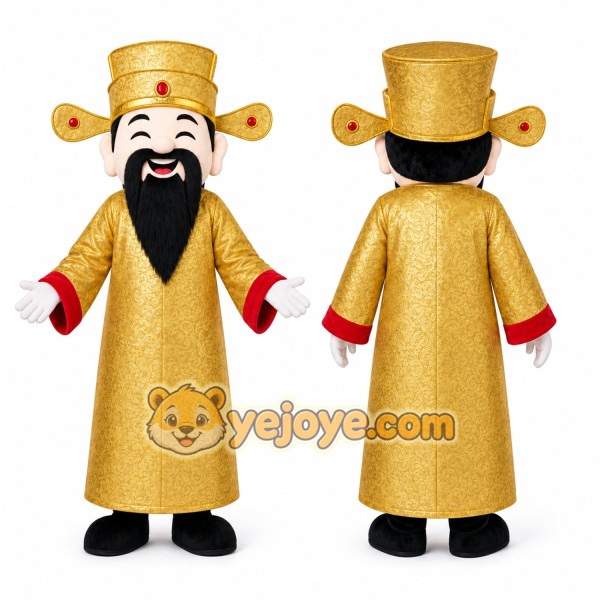 Wise Man Mascot Costume for Adults Custom Logo Party Character Suit