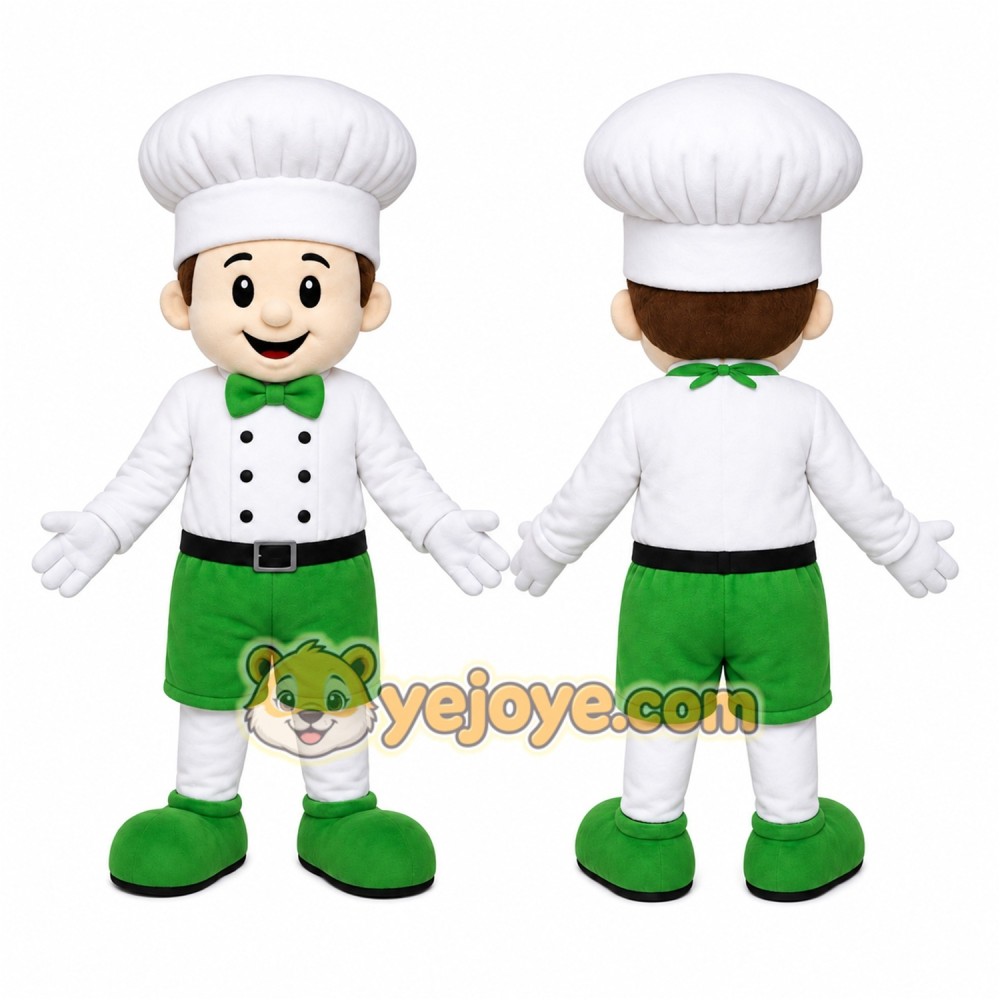 Chef Mascot Costume for Adults Custom Logo Party Character Suit Chef Mascot Costume for Adults Custom Logo Party Character Suit