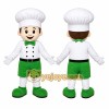 Chef Mascot Costume for Adults Custom Logo Party Character Suit Chef Mascot Costume for Adults Custom Logo Party Character Suit