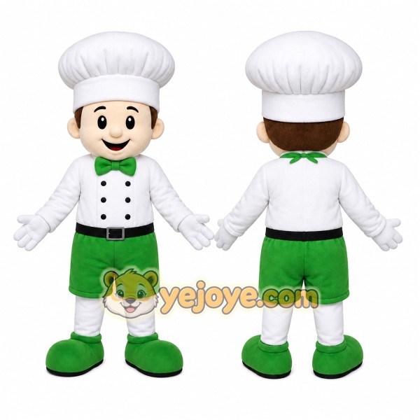 Chef Mascot Costume for Adults Custom Logo Party Character Suit