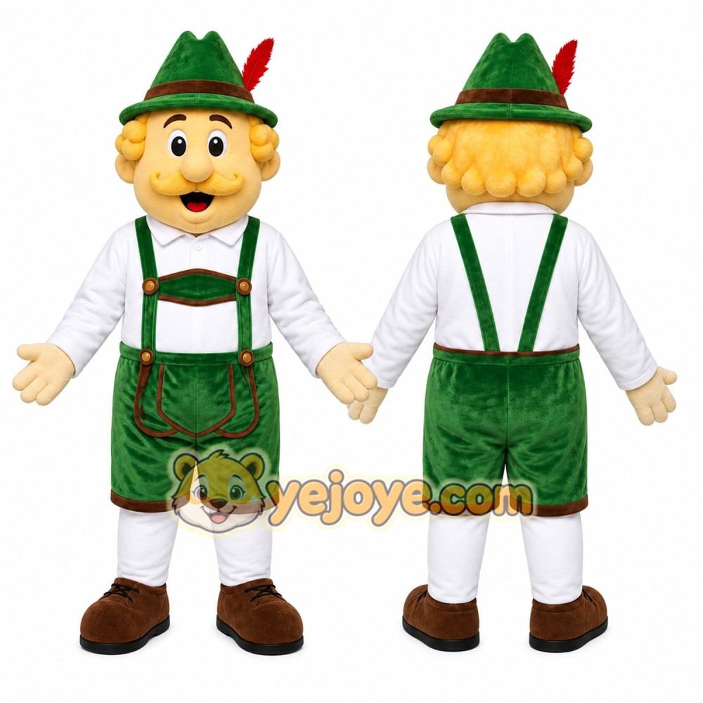 Boy Mascot Costume for Adults Custom Logo Party Character Suit