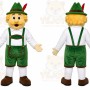 Boy Mascot Costume for Adults Custom Logo Party Character Suit