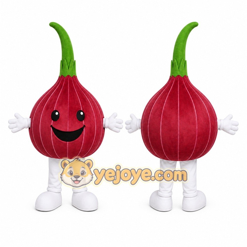 Onion Mascot Costume for Adults Custom Logo Party Character Suit Onion Mascot Costume for Adults Custom Logo Party Character Suit