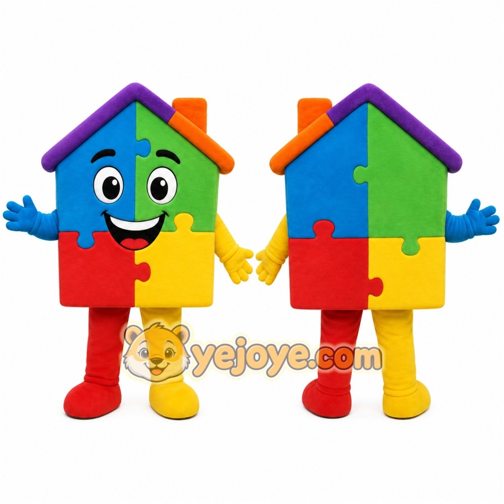 House Mascot Costume for Adults Custom Logo Party Character Suit House Mascot Costume for Adults Custom Logo Party Character Suit