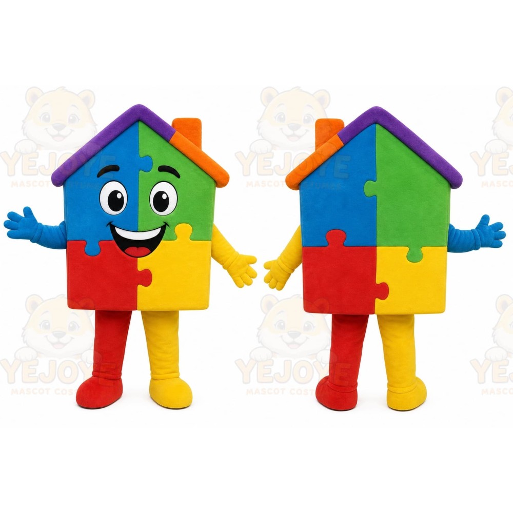 House Mascot Costume for Adults Custom Logo Party Character Suit