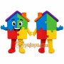 House Mascot Costume for Adults Custom Logo Party Character Suit