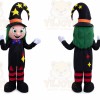 Witch Mascot Costume for Adults Custom Logo Party Character Suit