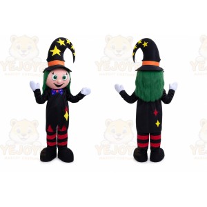 Witch Mascot Costume for Adults Custom Logo Party Character Suit