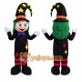 Witch Mascot Costume for Adults Custom Logo Party Character Suit