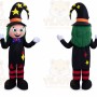 Witch Mascot Costume for Adults Custom Logo Party Character Suit