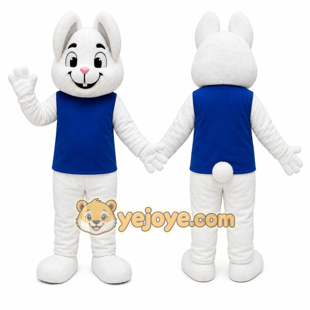 Rabbit Mascot Costume for Adults Custom Logo Party Character Suit Rabbit Mascot Costume for Adults Custom Logo Party Character Suit