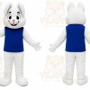 Rabbit Mascot Costume for Adults Custom Logo Party Character Suit