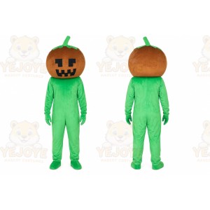 Pumpkin Mascot Costume for Adults Custom Logo Party Character Suit