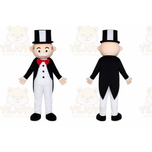 Rich Uncle Pennybags Mascot Costume for Adults Custom Logo Party Character Suit