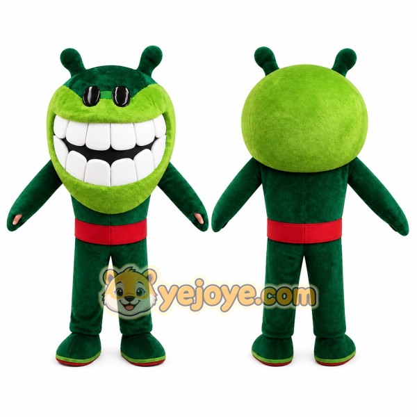 Alien Mascot Costume for Adults Custom Logo Party Character Suit
