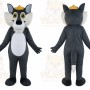 Wolf Mascot Costume for Adults Custom Logo Party Character Suit