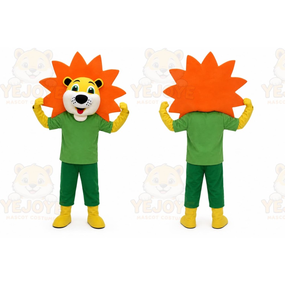 Lion Mascot Costume for Adults Custom Logo Party Character Suit