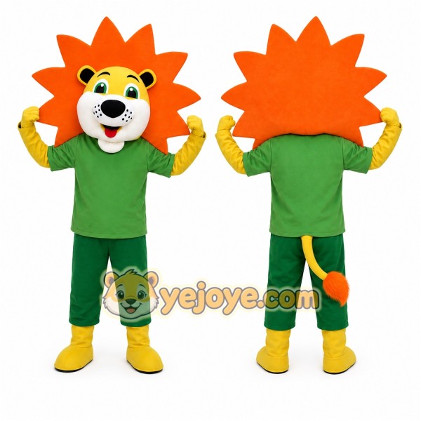 Lion Mascot Costume for Adults Custom Logo Party Character Suit