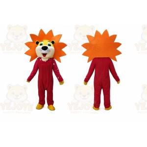 Lion Mascot Costume for Adults Custom Logo Party Character Suit