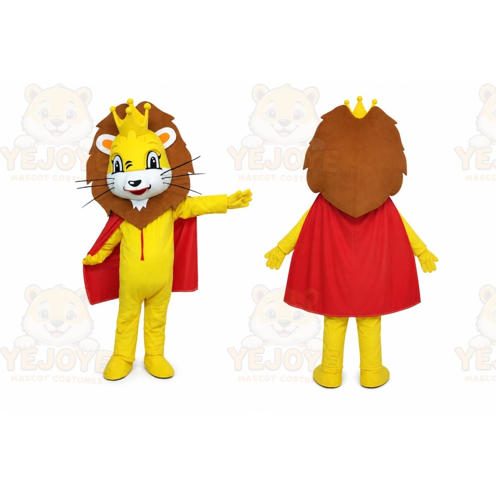Lion Mascot Costume for Adults Custom Logo Party Character Suit