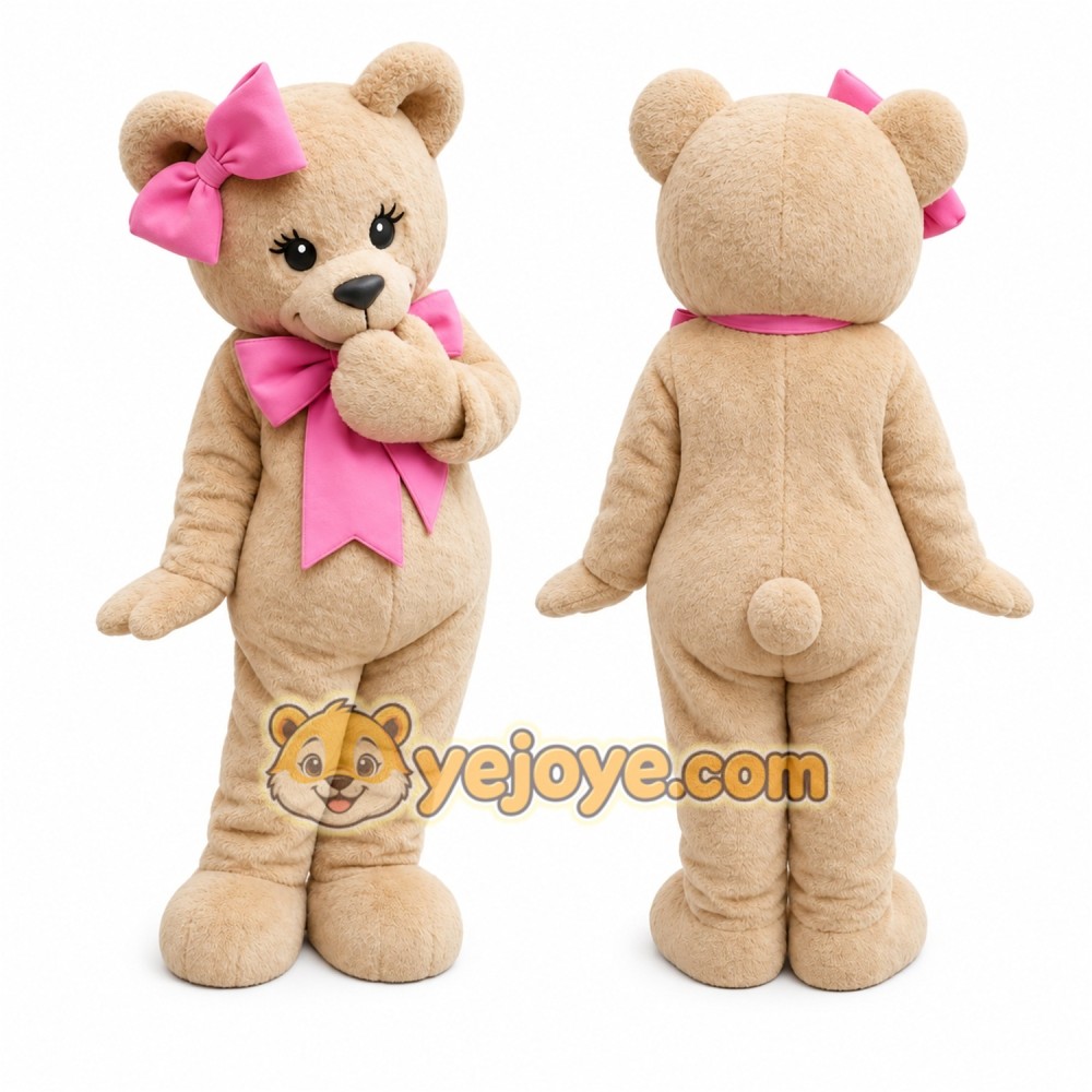 Bear Mascot Costume for Adults Custom Logo Party Character Suit Bear Mascot Costume for Adults Custom Logo Party Character Suit