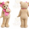 Bear Mascot Costume for Adults Custom Logo Party Character Suit