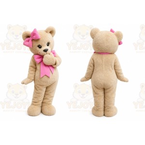 Bear Mascot Costume for Adults Custom Logo Party Character Suit