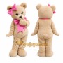 Bear Mascot Costume for Adults Custom Logo Party Character Suit