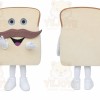 Bread Mascot Costume for Adults Custom Logo Party Character Suit