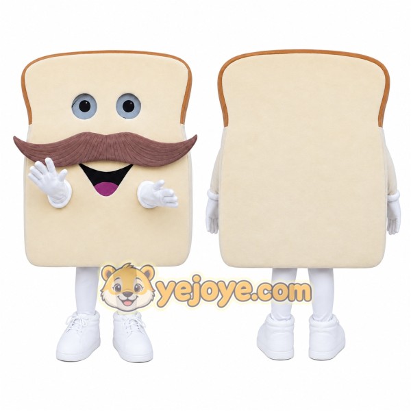 Bread Mascot Costume for Adults Custom Logo Party Character Suit