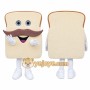 Bread Mascot Costume for Adults Custom Logo Party Character Suit