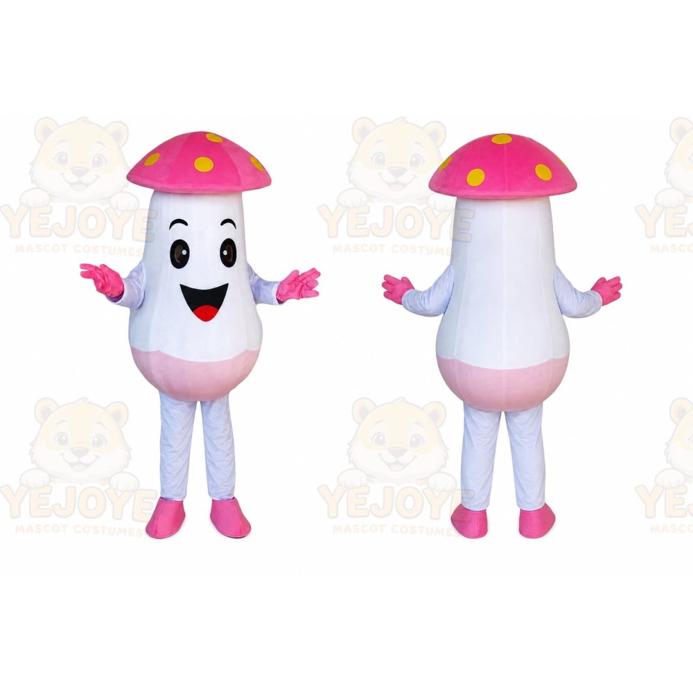 Mushroom Mascot Costume for Adults Custom Logo Party Character Suit