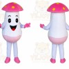 Mushroom Mascot Costume for Adults Custom Logo Party Character Suit