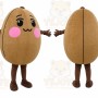Bean Mascot Costume for Adults Custom Logo Party Character Suit