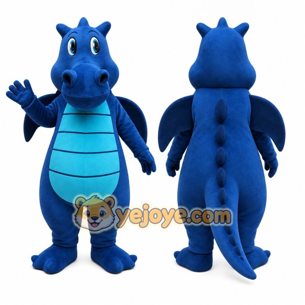 Dragon Mascot Costume for Adults Custom Logo Party Character Suit