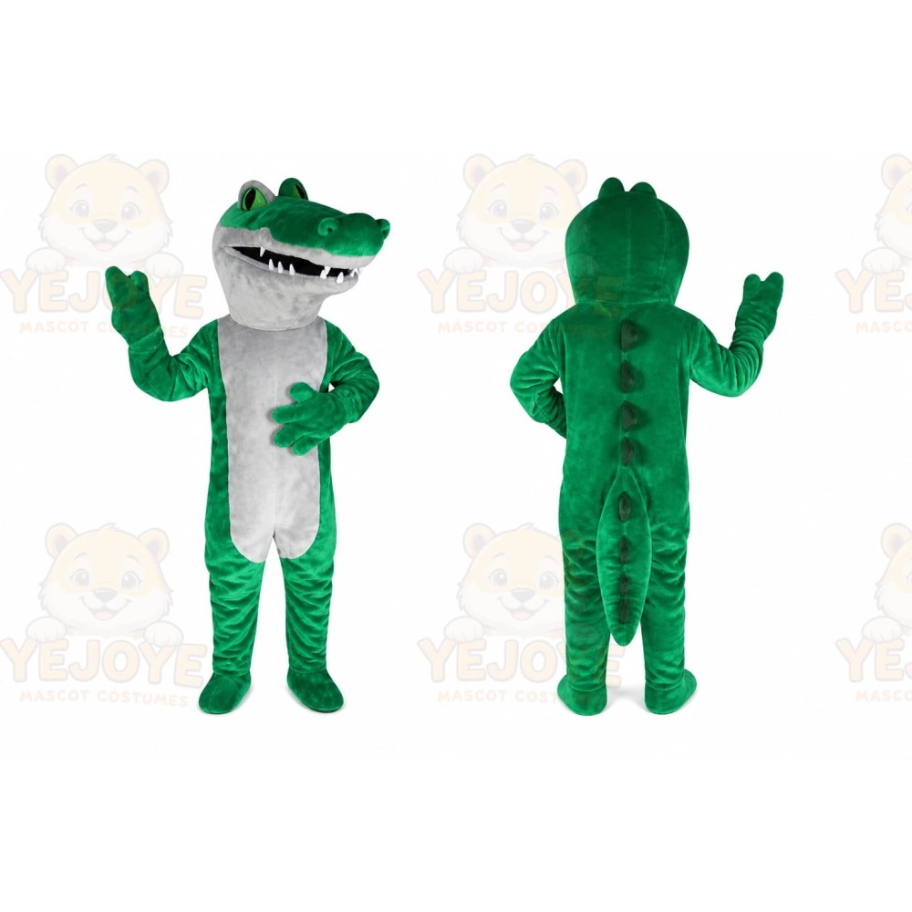 Alligator Mascot Costume for Adults Custom Logo Party Character Suit