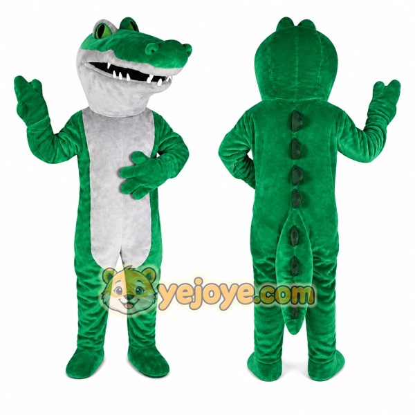 Alligator Mascot Costume for Adults Custom Logo Party Character Suit