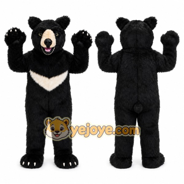 Bear Mascot Costume for Adults Custom Logo Party Character Suit