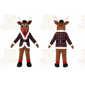 Reindeer Mascot Costume for Adults Custom Logo Party Character Suit