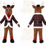 Reindeer Mascot Costume for Adults Custom Logo Party Character Suit