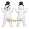 Snowman Mascot Costume for Adults Custom Logo Party Character Suit
