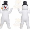Snowman Mascot Costume for Adults Custom Logo Party Character Suit