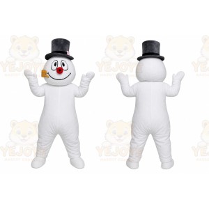 Snowman Mascot Costume for Adults Custom Logo Party Character Suit