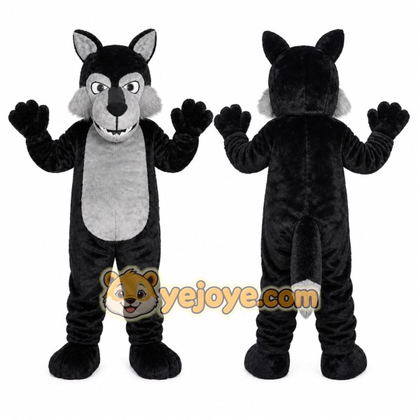 Wolf Mascot Costume for Adults Custom Logo Party Character Suit