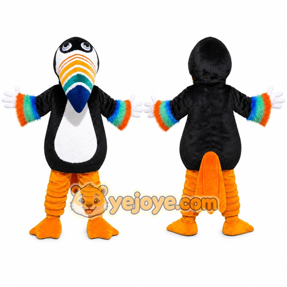 Penguin Mascot Costume for Adults Custom Logo Party Character Suit