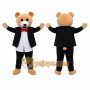 Bear Mascot Costume for Adults Custom Logo Party Character Suit