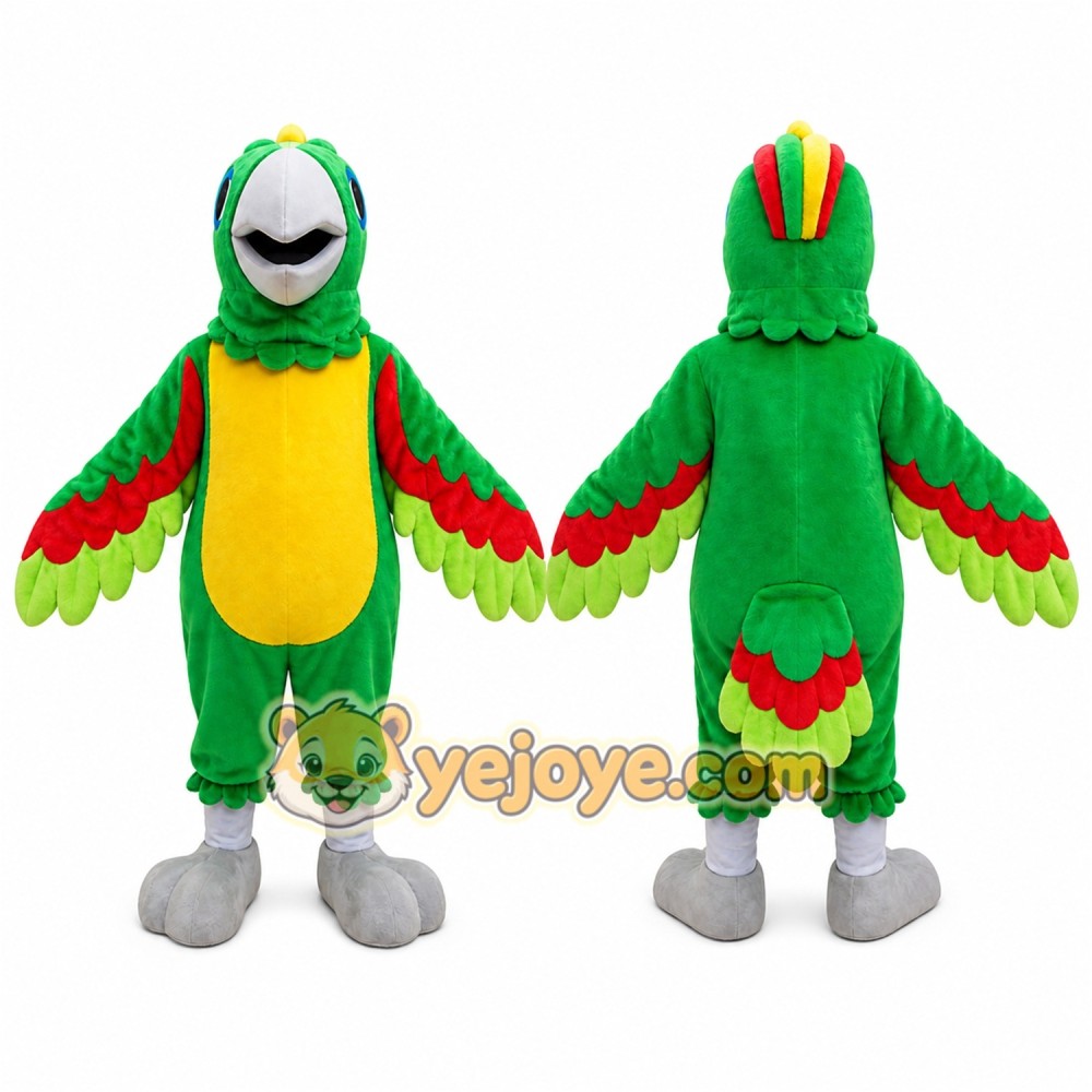 Parrot Mascot Costume for Adults Custom Logo Party Character Suit Parrot Mascot Costume for Adults Custom Logo Party Character Suit