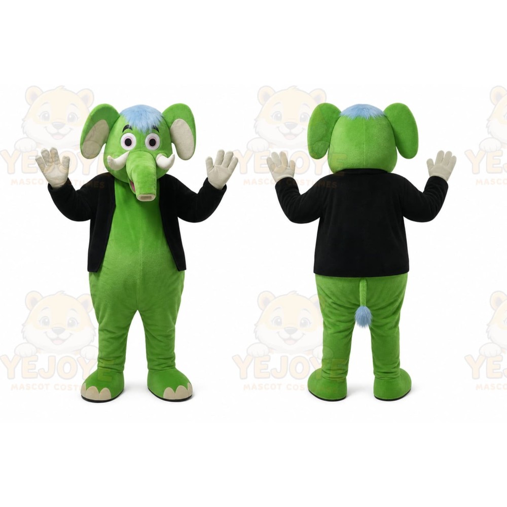 Elephant Mascot Costume for Adults Custom Logo Party Character Suit