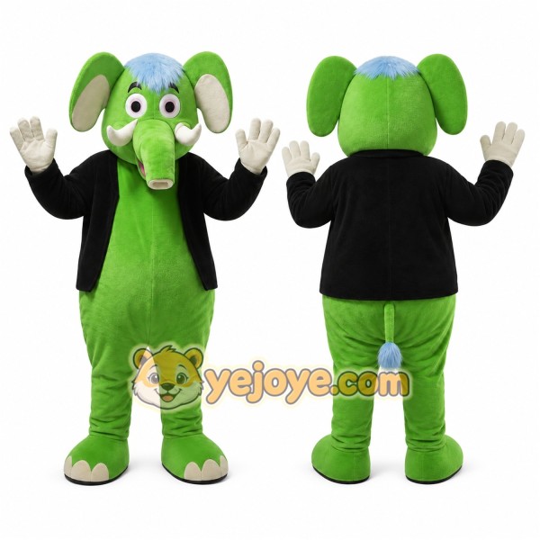 Elephant Mascot Costume for Adults Custom Logo Party Character Suit